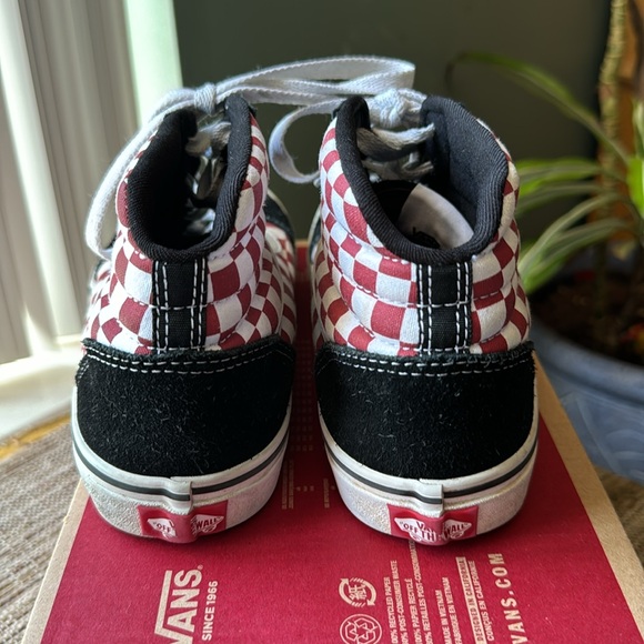 Vans Ward Hi Checkerboard Sneakers - Picture 3 of 4